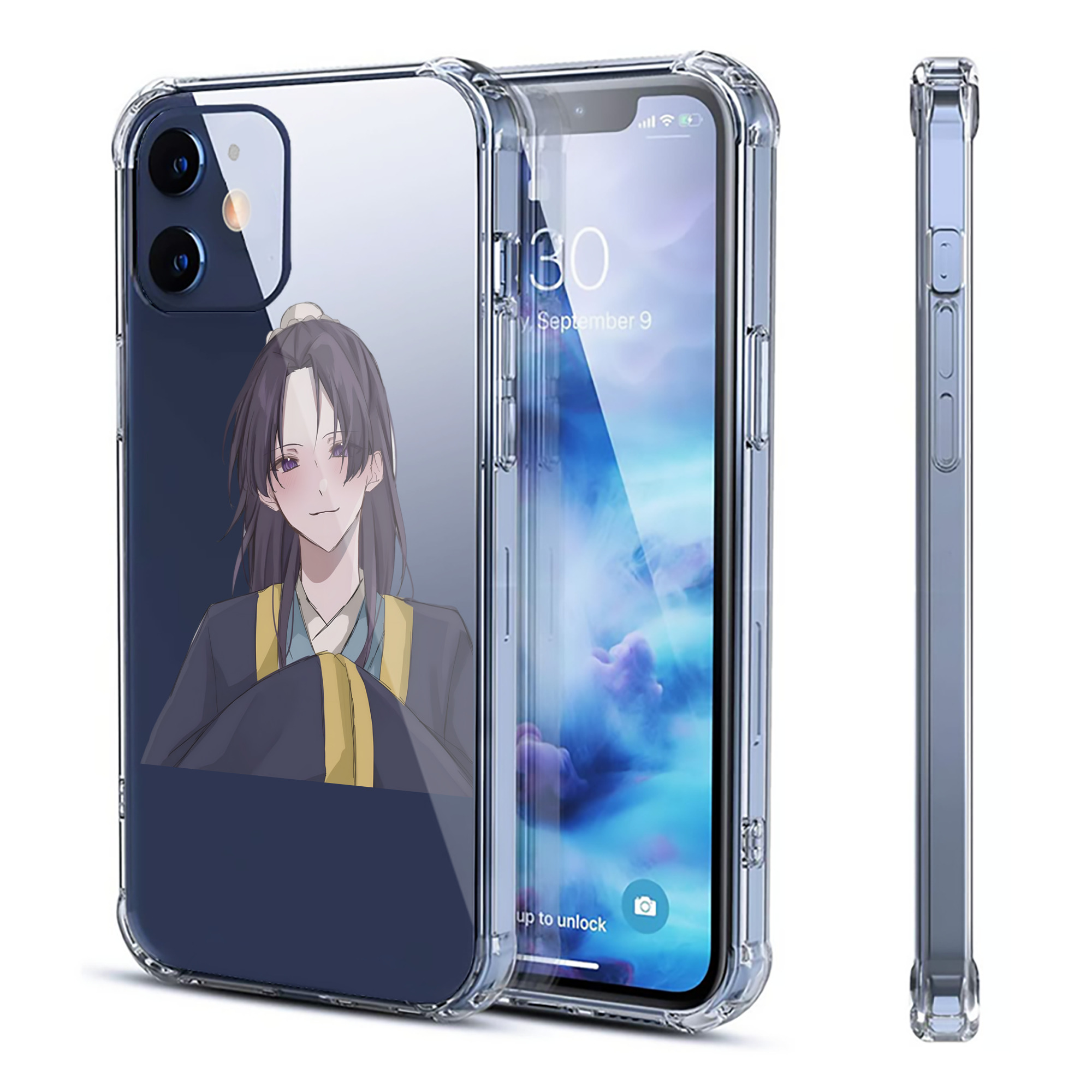 （画像用） 薬屋のひとりごと The Apothecary Diaries 【iPhone 12シリーズ対応】透明スマホケース（クリアソフトケース）